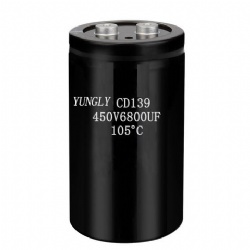 Screw type aluminium electrolytic capacitors